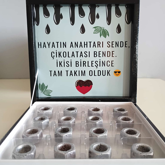 Mesajlı Somun Konfiseri Çikolata 3