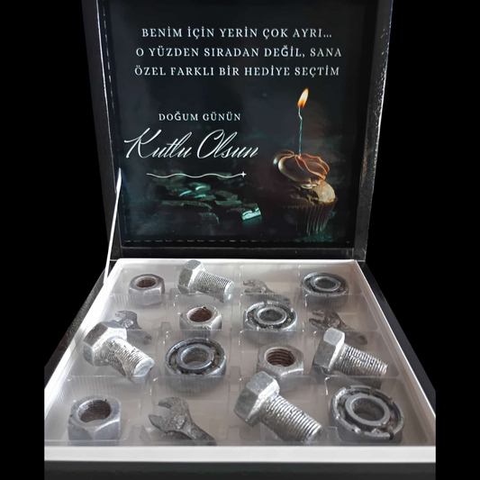 Hediyelik doğum günü konfiseri çikolata